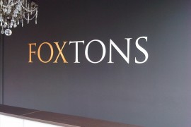 Foxtons wall sign