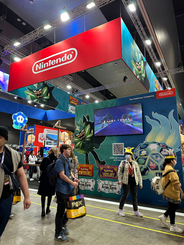 Nintendo event signage by OMSCO Nintendo event signage by OMSCO