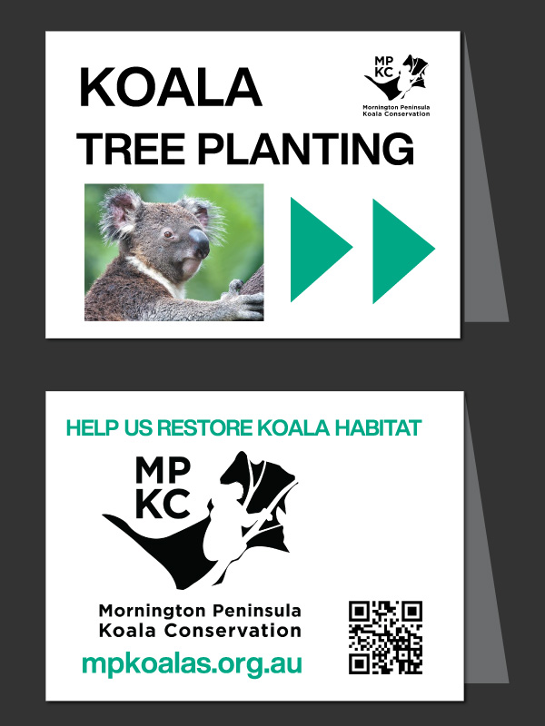 Koala Conservation Event Corflute Koala Conservation Event Corflute