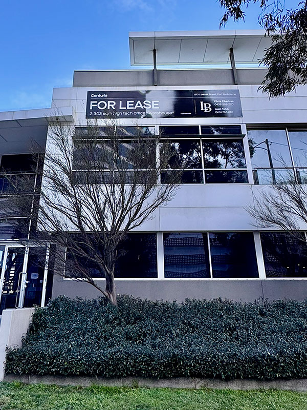 LemonBaxter For Lease commercial signboard LemonBaxter For Lease commercial signboard