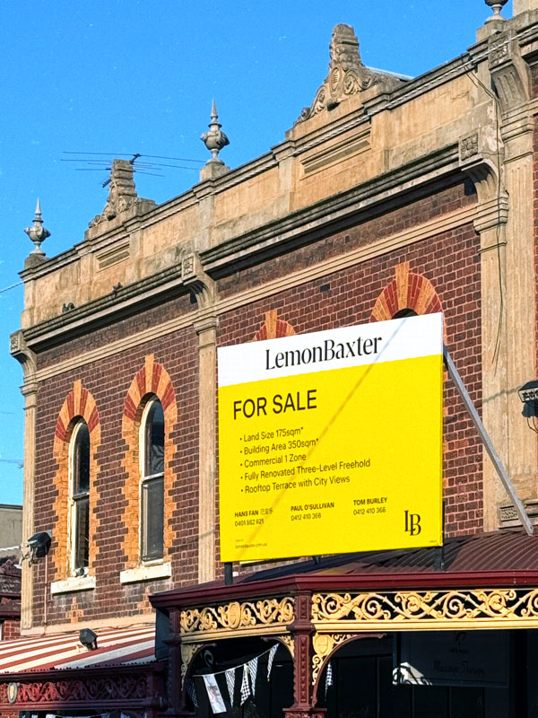 LemonBaxter signboard by OMSCO LemonBaxter signboard by OMSCO